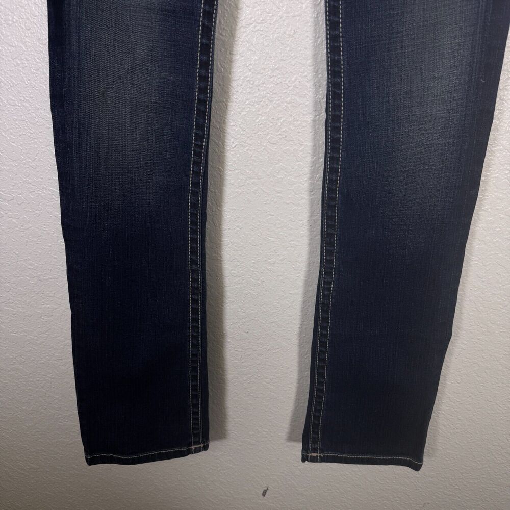 Rawkn Y2K Jeans Women 26 Hamsa Hand Swarovski Crystal Rhinestone KeyCloset Denim - Picture 7 of 16